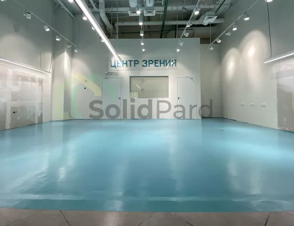 полиуретановый наливной пол для магазина, полимерные цветные полы, полимерный наливной пол для офиса