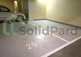 полиуретановый наливной пол в паркинге  1